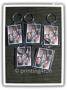 Printing 4 Fun Personalized Keychain - Custom Acrylic Design Bible Verse KPOP PPOP - High-Quality Clear Waterproof Print - Durable Aesthetic Accessory for Bag Keys Souvenirs Giveaways Gifts