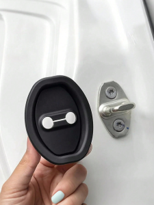 4Pcs/Set Silicone Door Lock Buckle Protector Shock Absorption & Noise Reduction Buffer Pad Anti-Rust & Anti-Collision Cover