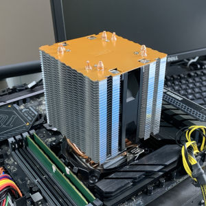 X99 โปรเซสเซอร์ Cooler 4pin PC Tower ฮีทซิงค์ 4 Heatpipes สําหรับ Intel LGA 1700 1366 1200 115X2011X79 AMD AM4 AM5 Ventilador