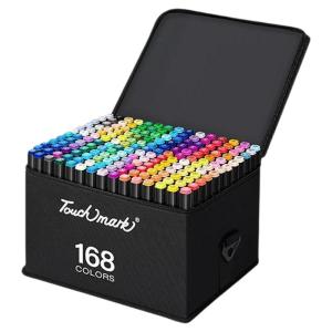 Touch mark | Student Art Grading Double-headed Oil-based Markers Fast Drying