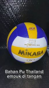 TERLARIS!! Bola Voli Volly MIKASA MV2200 SUPER GOLD Gratis Pompa
