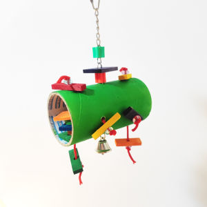 Peony Xuanfeng Electronic Heater Golden Sun Monk Kake Bird Cage Bite Grinding Mouth Ring Swing Fun Toy