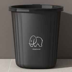 Thùng Rác Giấy Dày Cho Phòng Ngủ Phòng Tắm Có Vòng Ép Không Có Nắp Thùng Rác Nhà Bếp Sang Trọng Cho Phòng Khách Thùng Rác PP Hình Tròn Dùng Trong Gia Đình