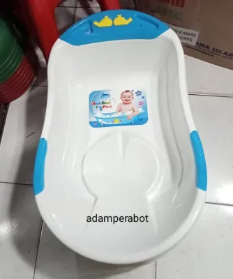 bak bayi onix/bak bayi dudukan/bak mandi putih dengan bahan tebal