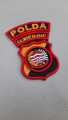 LOGO POLDA KALIMANTAN BARAT + PONTIANAK BORDIR TIMBUL. 