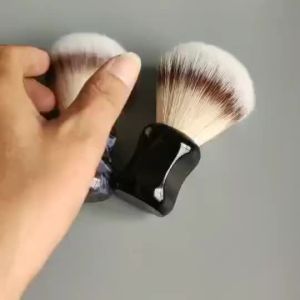 dscosmetic  T4 soft synthetic hair shaving brush resin handle by hand made shave brush for man wet shaving