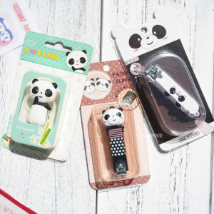 Cartoon Panda Nail Clippers Green Travel Souvenir Gift Childrens Toy Personal Hygiene Tool Universal Bean Brand Nail Scissors
