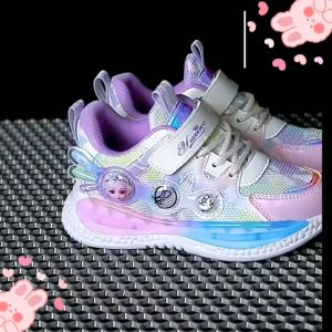 Giày bé gái công chúa Elsa siêu nhẹ ( cao cấp ) dép đi học cho bé gái từ 3- 12 tuổi TT258