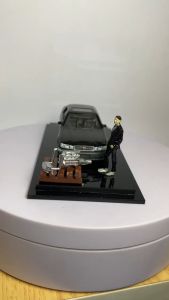Paket Matchbox Custom & Diorama Lexus LS400 Hitam