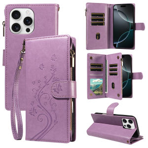 Ốp Lưng Ví Da PU Cho Redmi/Xiaomi 13C 12 11A 10C 10A 9T 9C 9i A1 A2 A3 Note13 12 11 10 9 8 Có Khe Cắm Thẻ Từ Tính Chống Sốc