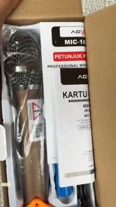 ADVANCE Mic Wireless Profesional Microphone Cas USB ADVANCE 103 PRO - Mic Wireless Berkualitas - / Mikrofon Genggam / Mic Karaoke