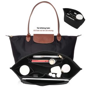 Túi Xách Longchamp Túi Đựng Đồ Bằng Nỉ Túi Đựng Đồ Đa Năng Có Nhiều Ngăn Nhẹ Túi Đựng Đồ Trang Điểm Di Động Hỗ Trợ Phụ Kiện Du Lịch