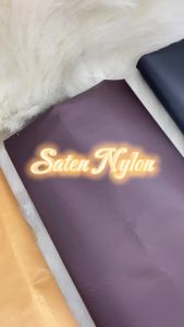 Asesoris Tas KAIN SATEN LINING NYLON (1 Yar x Tinggi 1.5 Meter - TEBAL + HALUS + TDK LUNTUR + PREMIUM IMPORT) - Aksesoris Tas & Daleman Tas & Serba guna (Sejenis Amtex kain puring sateng jepang matador kahatex)