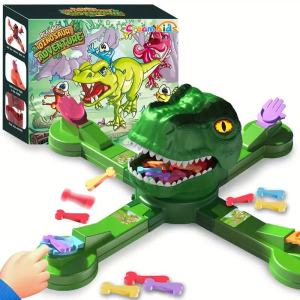 Feeding Frenzy Fun: Electric Dinosaur Bone Battle - Multiplayer Action Speed Challenge for Family & Parties