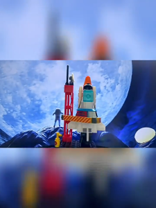 Sci-Fi Explorer Space Marine Building Blocks Set for Imaginative Play - 10-in-1 Space Station & Rocket Launcher Educational Toy for Boys