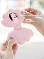 Cute Plush Mirror Bag Charm Ocean Animal Abalone Design Adorable Stuffed Toy Keychain Collectible Souvenir from Mainland China. 