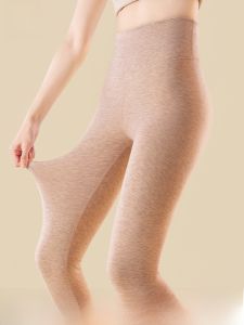 MiiOW | Quần lót mùa thu bằng lụa sợi cellulose cao cấp cạp cao cho nữ Quần lót mùa đông bằng lụa cừu ấm áp bằng cotton