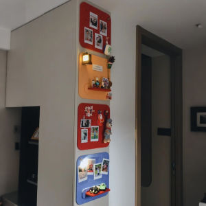 YIMING | Dopamine Wall Photo Display Frame Bulletin Board Mounting-free