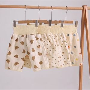 Baby Waterproof Potty Training Pant Skirt Night Time- Leak-Proof Training Pants for Nighttime Use Bayi 宝宝隔尿裙防水防漏戒尿不湿训练裤婴儿夜尿垫纯棉可洗尿裤兜A类