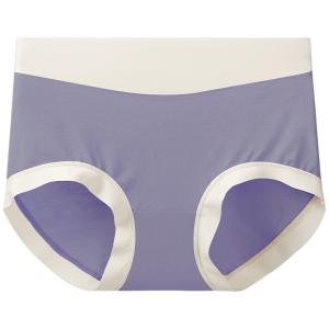 AIMO | Earsey Seamless Cotton Underwear Womens Mid-High Waist Triangle Panties Antibacterial Comfortable Breathable Pure Cotton Crotch