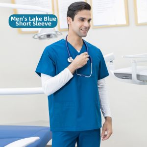 GELICAI | Cotton Split Suit for Dental and Oral Doctors Short Sleeve