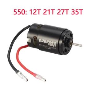 550 12T 21T 27T 35T Motor Brushed 1060 ESC for 1/10 1/12 RC Car HSP HPI Wltoys Kyosho TRAXXAS TRX4 Crawler Off-road Climbing Car