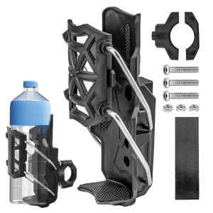 Adjustable Motorcycle Bike Cup Holder Handlebar Water Bottle Bike Mount For 32-77mm For Harley Honda Suzuki YamahaKawasaki KTM