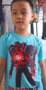 Áo thun in hình Titan Speakerman Skibidi Toilet Quái Vật Người Loa Phiên bản nâng cấp dành cho bé ( Mẫu SPEAKER02)