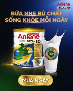[Voucher giảm đến 26%]Sữa Bột Bổ Sung Dinh Dưỡng Anlene Total 10 Lon 400G