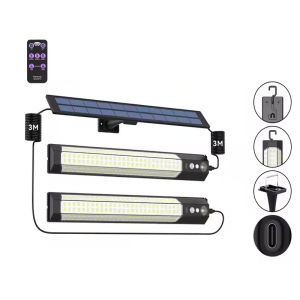 LED Outdoor Solar Light 316/158 LED Motion Sensor Solar Wall Lamp With Remote Waterproof 3 Work Modes Garden Decor Street Lights