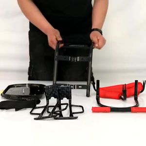 New Adjustable Child Bike Seat Cover with Durable Foam Padding and Easy Install Rack System