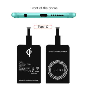 Wireless Charging Receiver For iPhone 5s 6 7 Support Micro USB Type C Universal Fast Wireless Charger For Samsung Huawei Xiaomi