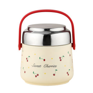 YOULUNMEI | 24 Hour Insulation Thermal Lunch Box Double-Layer Soup Pot