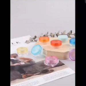 Gratis Semua - Tempat Cream Mini / Wadah Cream Pot Jar Cream Bulat & Petak / Pot Jar Cream / Pot Tempat Cream Kosmetik