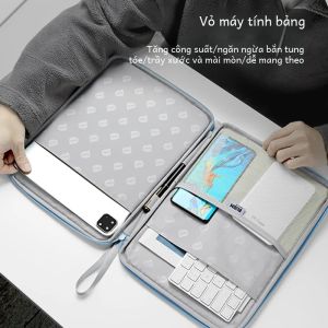Túi Đựng Máy Tính Bảng Mềm PU Cho iPad 109 Inch Vỏ Chống Nước Chống Mài Mòn Di Động Chống Sốc Lưu Trữ Đa Chức Năng Cho Apple iPad