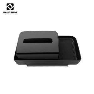 Center Screen Console Paper Napkin Box Behind Screen Tissue Storage Box For Tesla Model 3/Y