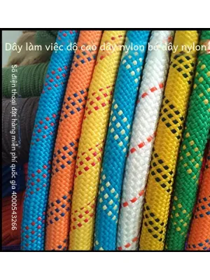 Dây Leo Núi Dây Dệt Chống Mài Mòn Cho Người Dùng Ngoài Trời Dây Nylon Dây Bảo Vệ Cho Leo Núi Dây Bảo Vệ Rơi