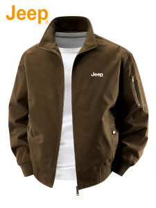 Jeep | Áo Khoác Nam Cotton Chống Gió Đứng Cổ Nhiều Túi
