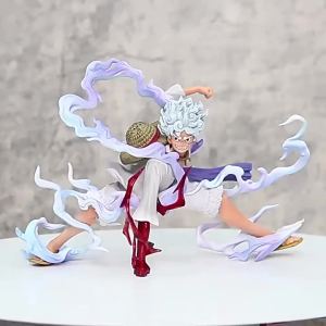 Bandai | One Piece Figure Anime Sun God Nika Luffy Gear 5 Action Figures Gk Statue Monkey D. Luffy PVC Model Toy Ornament Boys Gift Items