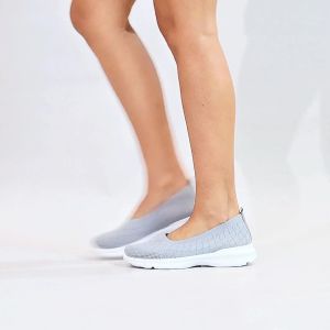 Dr. Kevin Sepatu Sport Wanita Kets Sneakers 589-045 Sepatu Sport Flat Hak Rata Kets Slip On Ringan Nyaman Sepatu Santai Warna Abu Coffee Biru Sole Tpr Insole Bisa Dicuci - Lazada