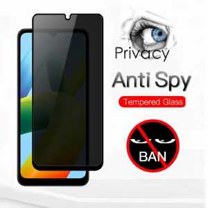 Anti gores privasi Samsung A05 Tempered glass privacy anti kepo anti intip lis hitam spy