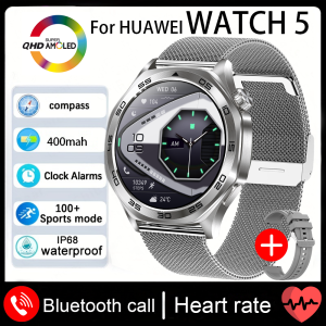 2026 Men Smart Watch 1.46inch Wireless Calling Outdoor Sports Compass Health Monitoring 400mAh Large Battery Smartwatch