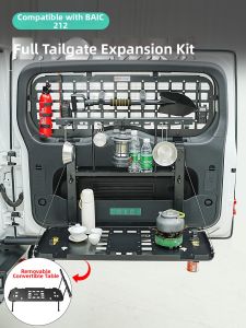 Tailgate Shelf Folding Dual-layer Table Aluminum
