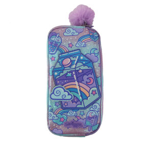 Smiggle trẻ em túi đựng bút chì cầu vồng đồ uống HEDGEHOG Túi ví cầm tay cô gái mát mẻ trẻ em lưu trữ văn phòng phẩm