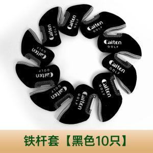 Caiton Golf Iron Wood Head Cover Protective Caps for Golf Clubs Push Rods And Pull Rods Sports Fitness Fans Supplies