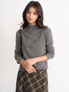 Slim Fitting Wool Winter Underwear Half-High Collar