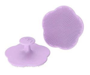 Baby Bath Brush with Newborn Shampoo Brush Face Brush and Massage Brush for Cleaning and Massage 3Colors