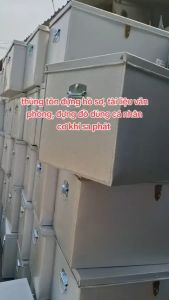 [D60 x R40 x C40 cm] Thùng tôn đựng hồ sơ hòm tôn đựng tài liệu công ty bìa còng file càng cua
