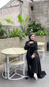 Gamis Megumi Dress by Emka Hijab ABAYA SWAROVSKI PREMIUM