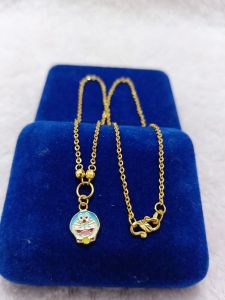 KALUNG ANAK PERAK 925 LAPIS MAS